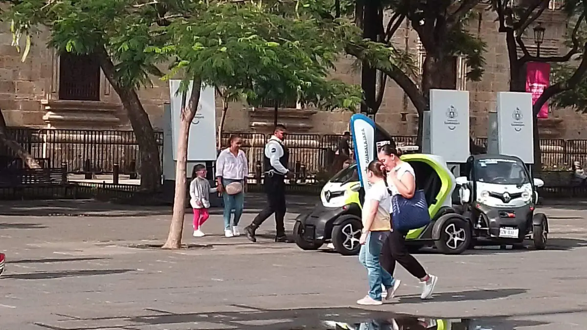 Policia de Guadalajara en el Centro